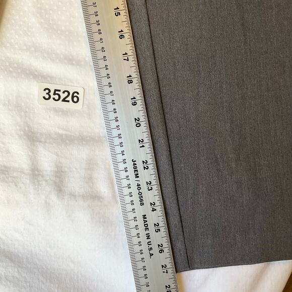 Maurices Women Dress Pants size 11/12 REG Gray Mid Rise Stretch Skinny Ankle NWT - Picture 4 of 12